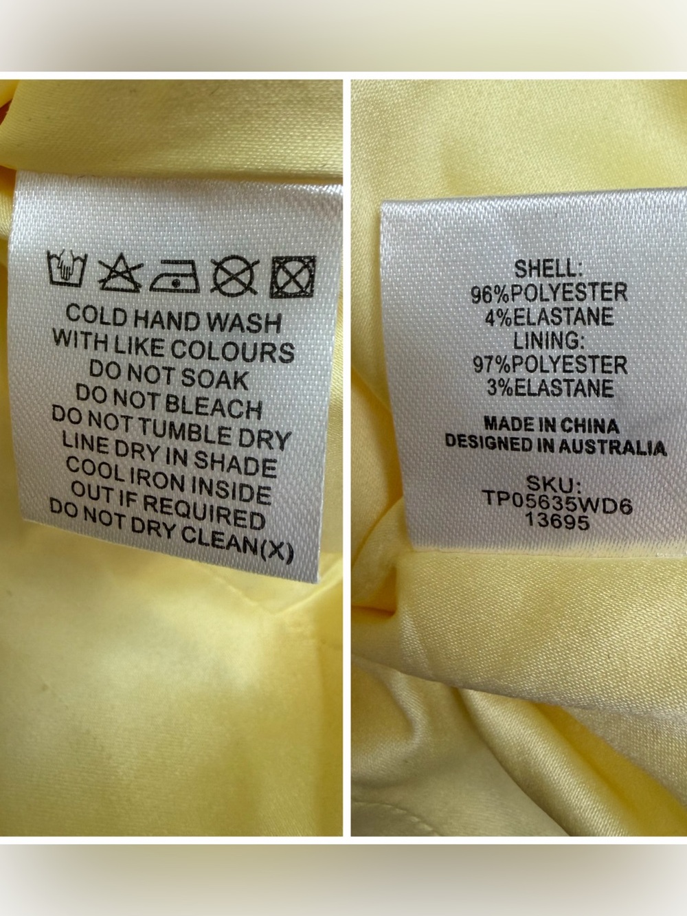 Meshki Mura Set 2 pc Vest and Pleated Skirt Yellow Size Small - Picture 7 of 13